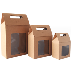Browwn Lolly Packaging Box With Window | 10 x 6 x 15.5 CM